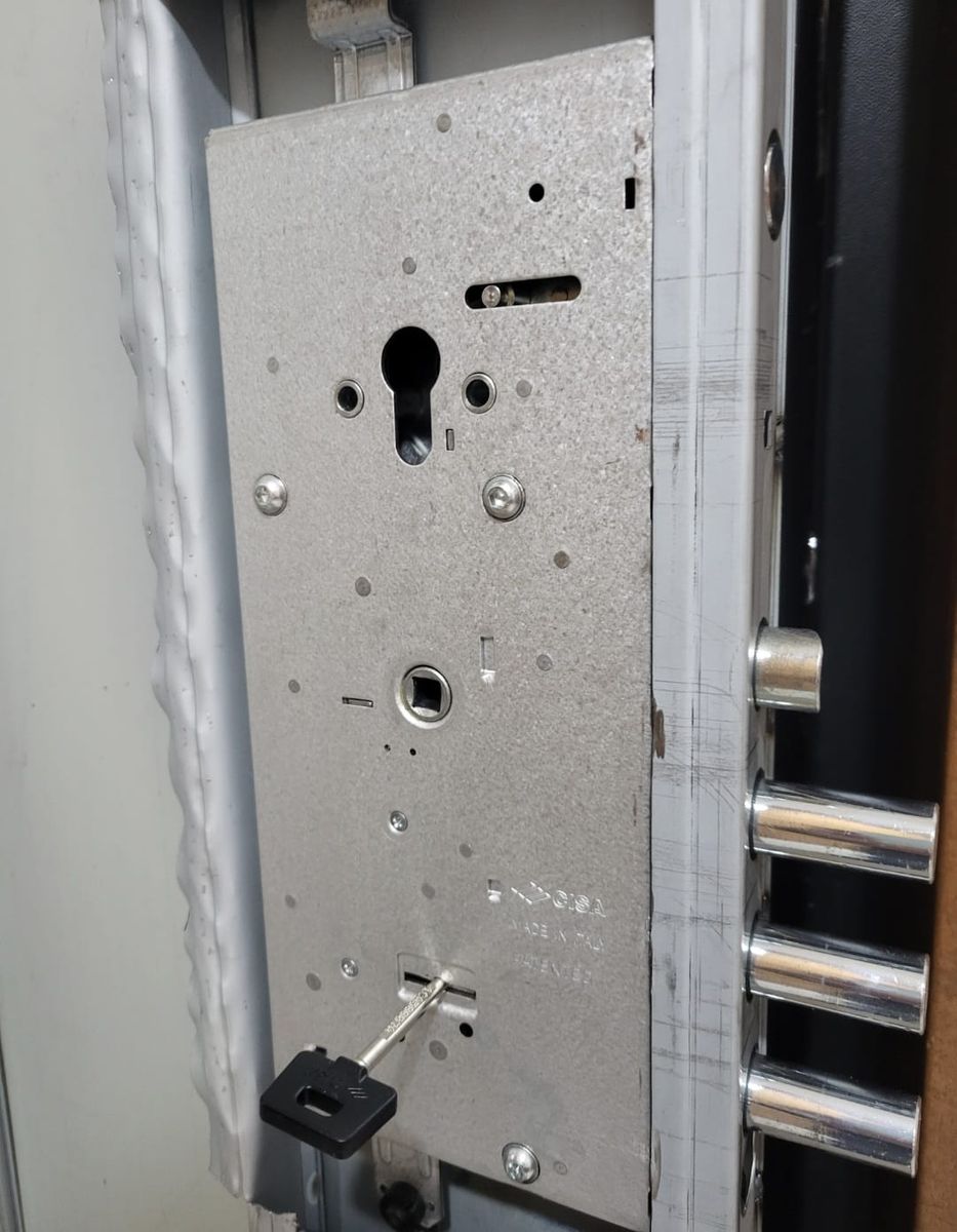 Serratura di sicurezza installata
